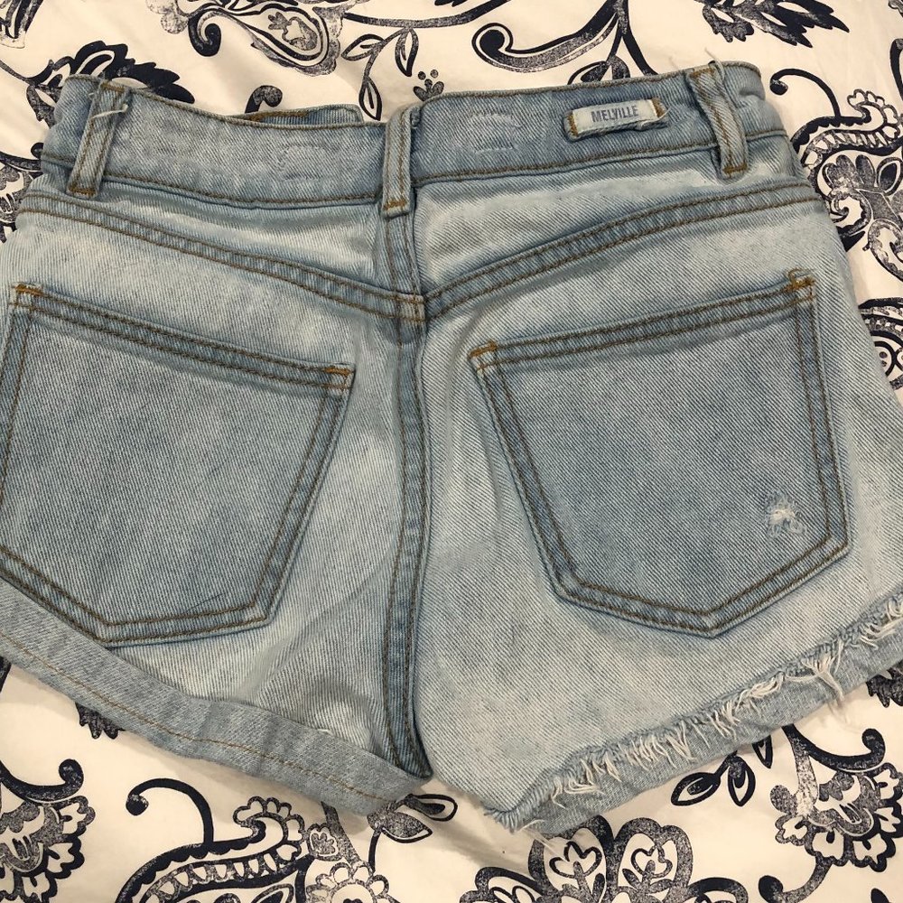 Ripped Jean shorts